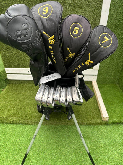 Golden Bear Irons + Xs Tech Woods + Donnay Driver + Callaway Stand Bag – 12-Club Golf Set