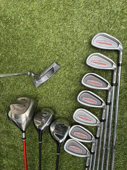 Fazer FirePower Irons 5-SW + Slazenger Woods + Waterproof Stand Bag