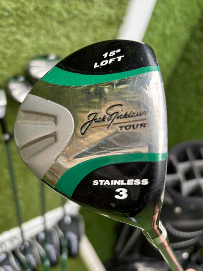 Jack Nicklaus Tour – Full Matching 14-Club Golf Set + Bag £294 + Free Delivery