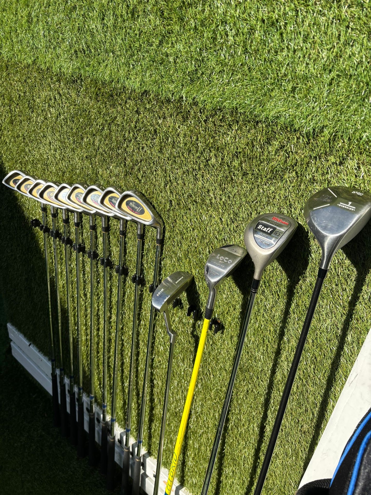 Tristar II 3–SW Irons + RAM FX Driver + Wilson Staff Cleek + Masters Stand Bag – 13 Clubs