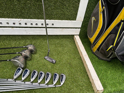 Regal Z4 Titanium Woods + XTP Irons + Nike Stand Bag – 11-Club Golf Set