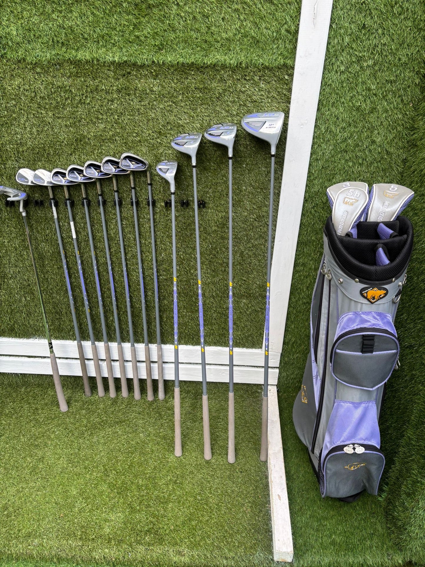 Ladies Golden Bear LD 5.0 Full Golf Set (6–PW + 3 Wedges + Driver + Woods + Hybrid + Bag)