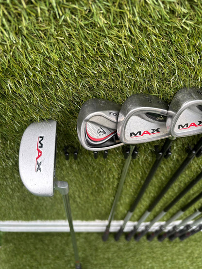 Dunlop MAX Complete Golf Set – 420cc Titanium Driver, Matching Irons & Dunlop Bag
