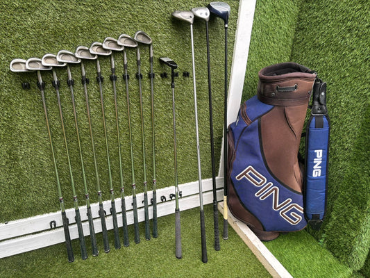 Full Golf Set – 13 Club Package Including Ping Bag And Delivery  £124.00 🎁