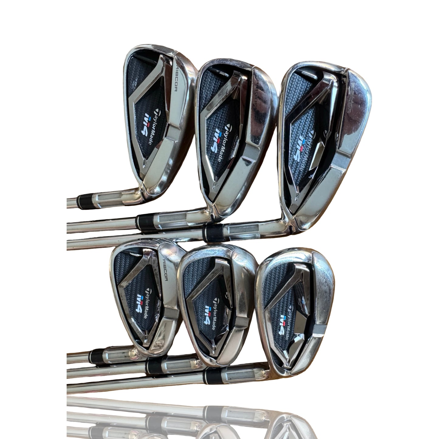Taylormade Golf Clubs M4 KBS Regular Flex 5-PW Stunning and Very Forgiving