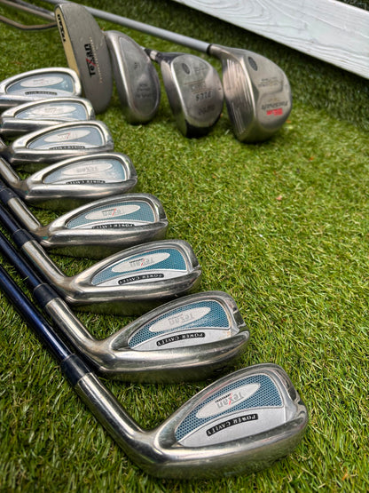 Texan Power Cavity Golf Complete Set & Titleist Bag - PLEASE  READ THE DESCRIPTION ABOUT THE BAG!!