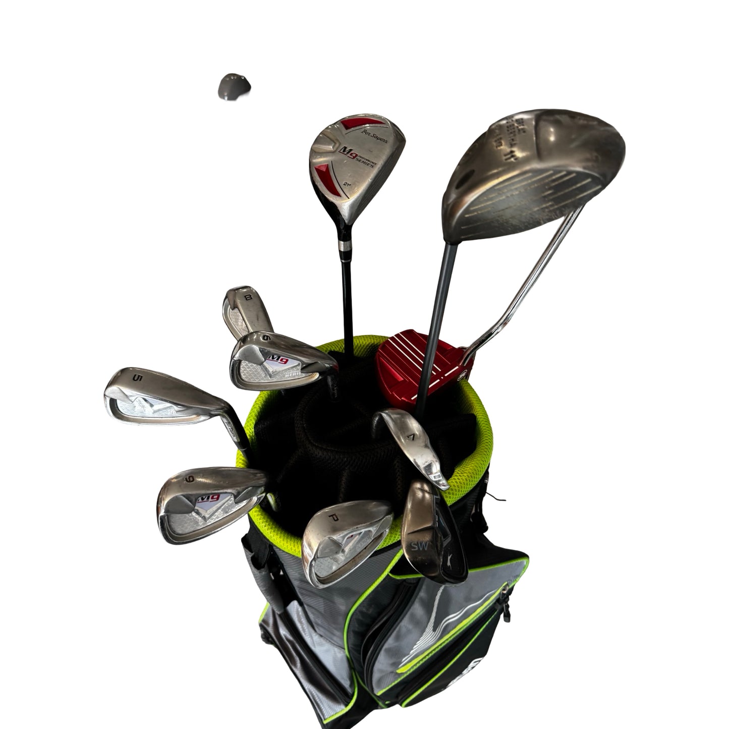 Ben Sayers M9 Graphite Golf Set includes premium graphite-shafted clubs, Cart bag & free delivery