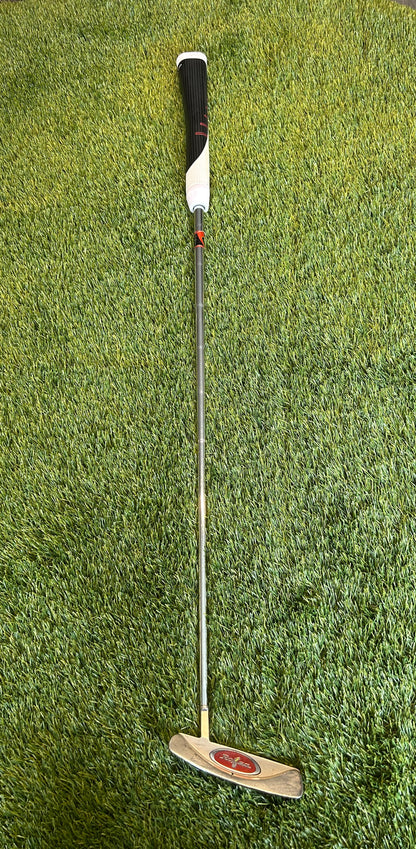 Taylormade Rosa 35 Inch Putter Steel Shaft Reverse Taper Large Pistol Golf Pride Grip - RH Head cover included