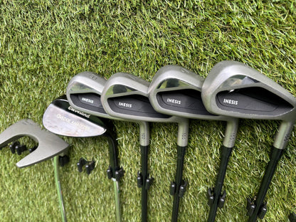 Inesis 100 Golf Set with Matching Woods, Cleveland 56° Wedge & Inesis Light Stand Bag