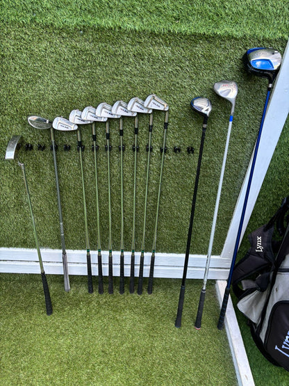 Jack Nicklaus Bear Iron Set + John Letters Driver + Woods + Bag – Full Starter Setup