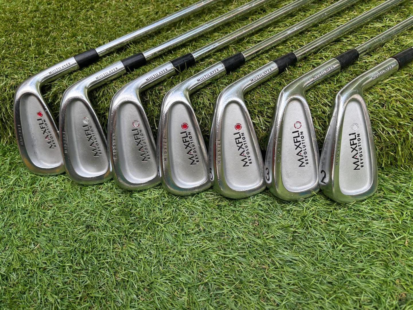 MAXFLI Revolution Midsize Irons (2–9) – Shortened by 1” – Ideal for Younger or Smaller Players £89.00 Delivered