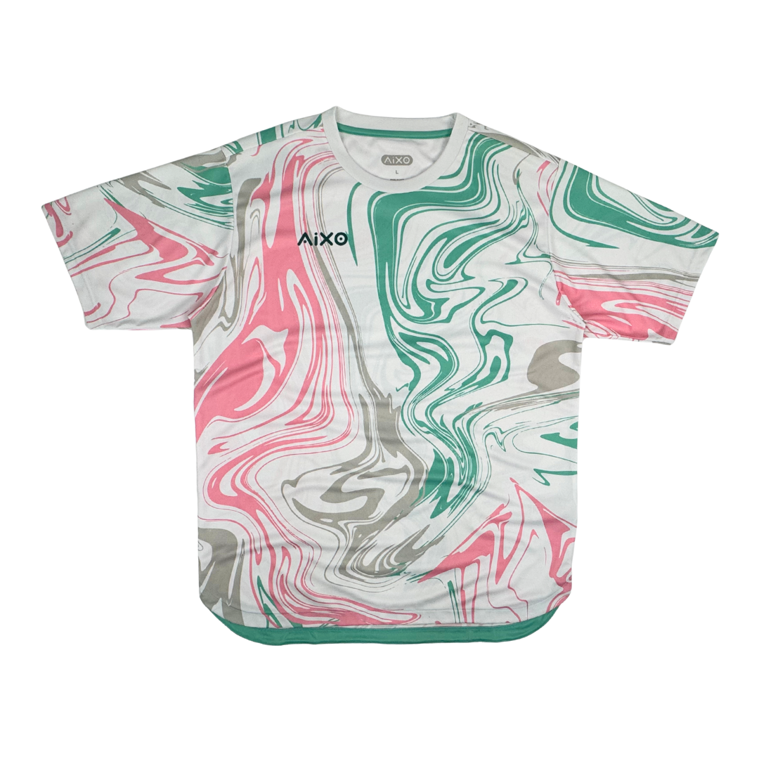 Aixo Chrome 3 Mens T-Shirt - White