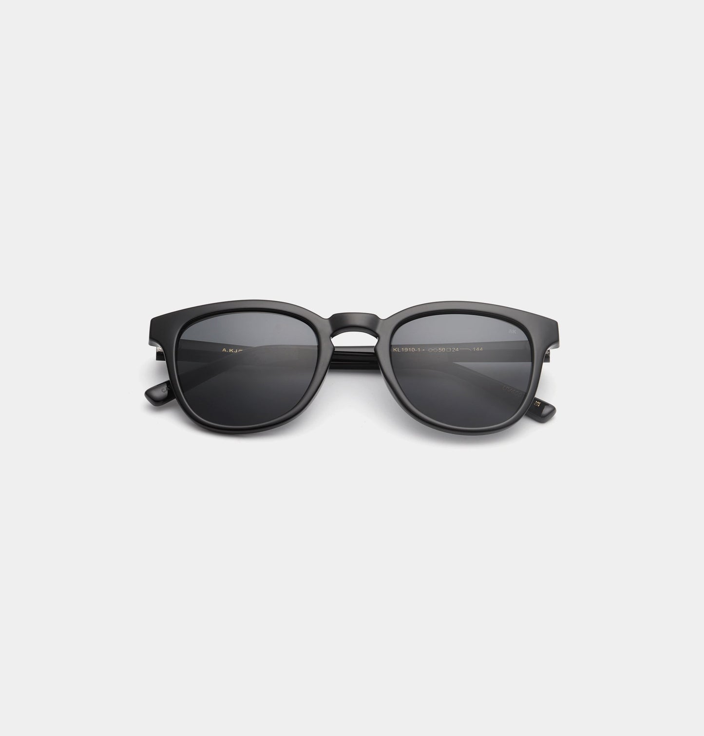 Black Square Sunglasses for Large Faces | UV400 | A.KJÆRBEDE Bate