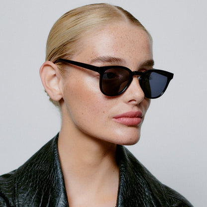 Black Square Sunglasses for Large Faces | UV400 | A.KJÆRBEDE Bate