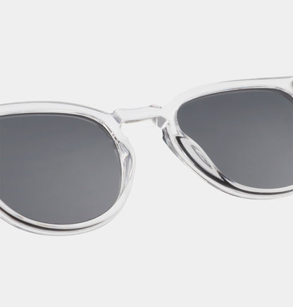 Clear Square Sunglasses for Large Faces | UV400 by A.KJÆRBEDE