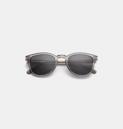 A.KJÆRBEDE (AKJAERBEDE) Bate Sunglasses | Grey Transparent Square Frame