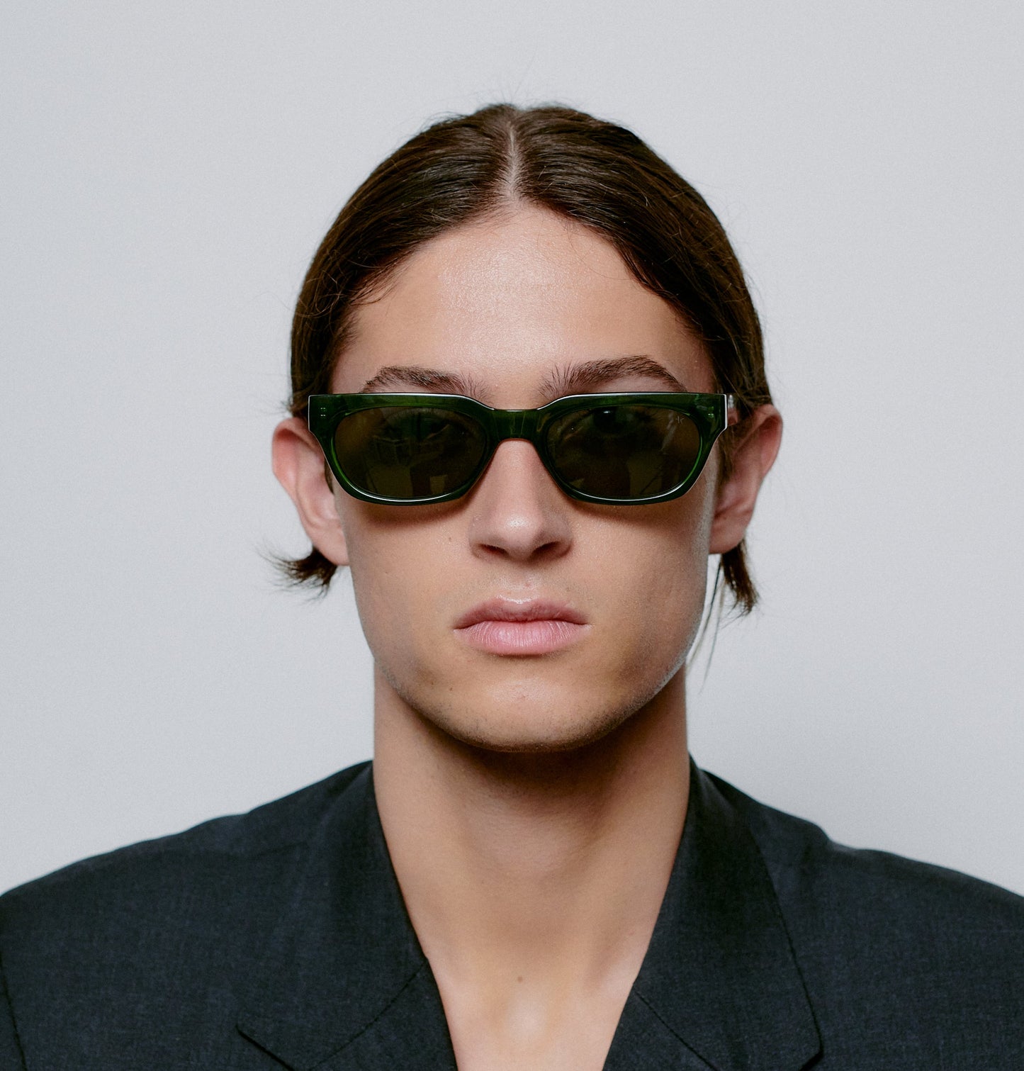 A.KJÆRBEDE BROR Sunglasses l Dark Green Transparent