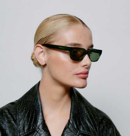 A.KJÆRBEDE BROR Sunglasses l Dark Green Transparent
