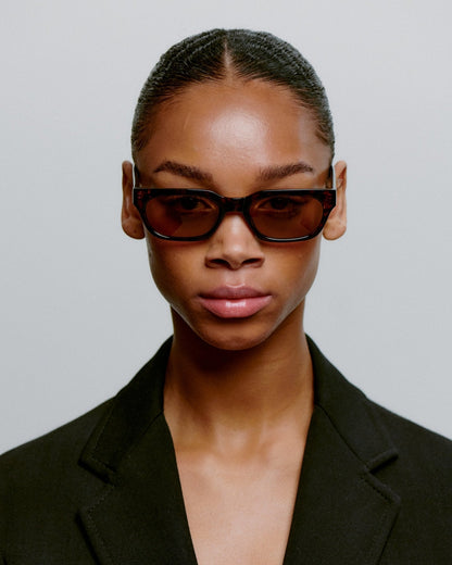 A.KJÆRBEDE BROR Sunglasses l Demi Tortoise, Light Brown Lens