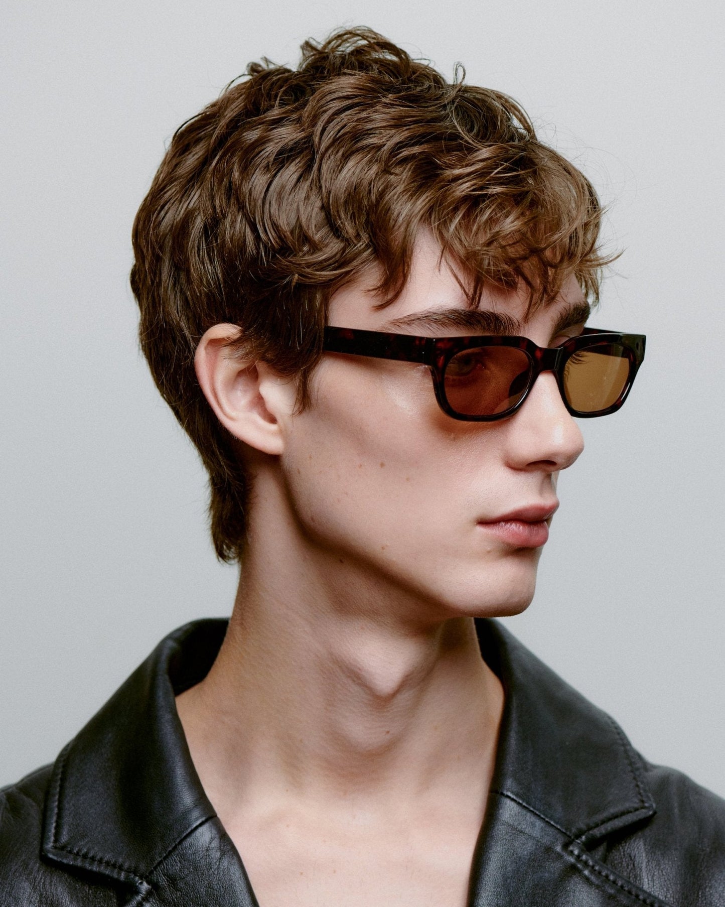 A.KJÆRBEDE BROR Sunglasses l Demi Tortoise, Light Brown Lens