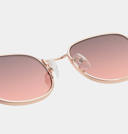 A.KJÆRBEDE HELLO Sunglasses l Rose Gold