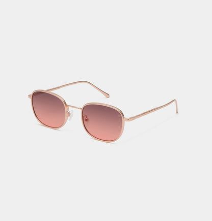 A.KJÆRBEDE HELLO Sunglasses l Rose Gold