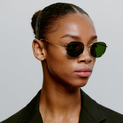 A.KJÆRBEDE HELLO Sunglasses l Gold