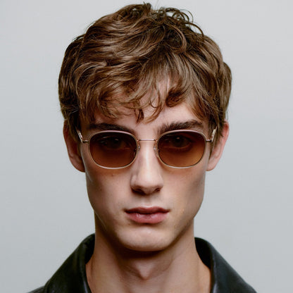 A.KJÆRBEDE HELLO Sunglasses l Matte Gold