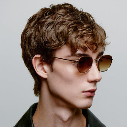 A.KJÆRBEDE HELLO Sunglasses l Matte Gold