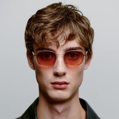 A.KJÆRBEDE HELLO Sunglasses l Rose Gold