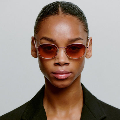 A.KJÆRBEDE HELLO Sunglasses l Rose Gold