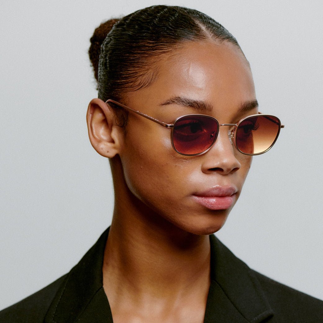 A.KJÆRBEDE HELLO Sunglasses l Rose Gold