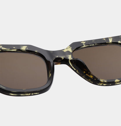 A.KJÆRBEDE KAWS Sunglasses l Black / Yellow Tortoise