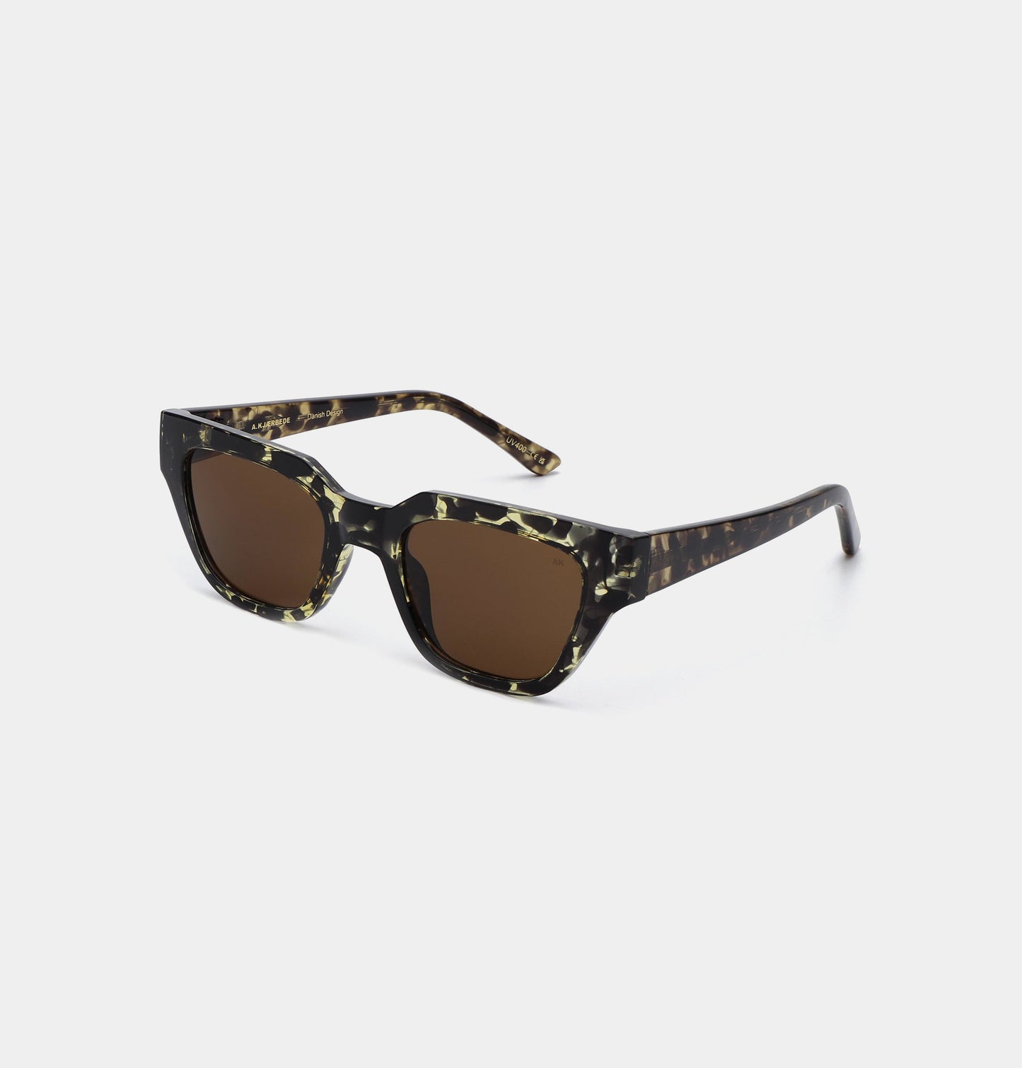 A.KJÆRBEDE KAWS Sunglasses l Black / Yellow Tortoise