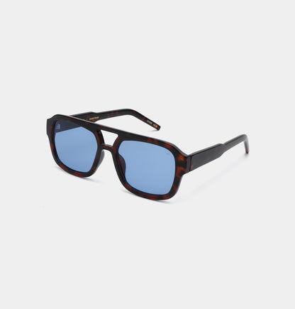 A.KJÆRBEDE KAYA Sunglasses l Demi Tortoise, Blue Lens