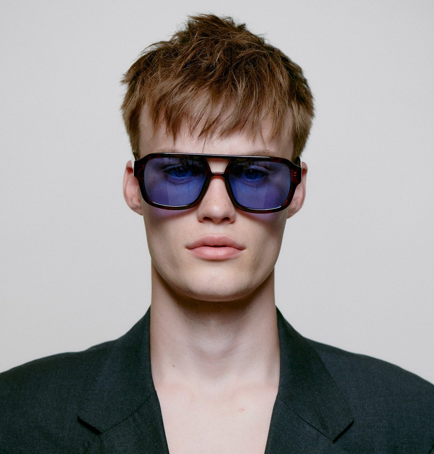 A.KJÆRBEDE KAYA Sunglasses l Demi Tortoise, Blue Lens