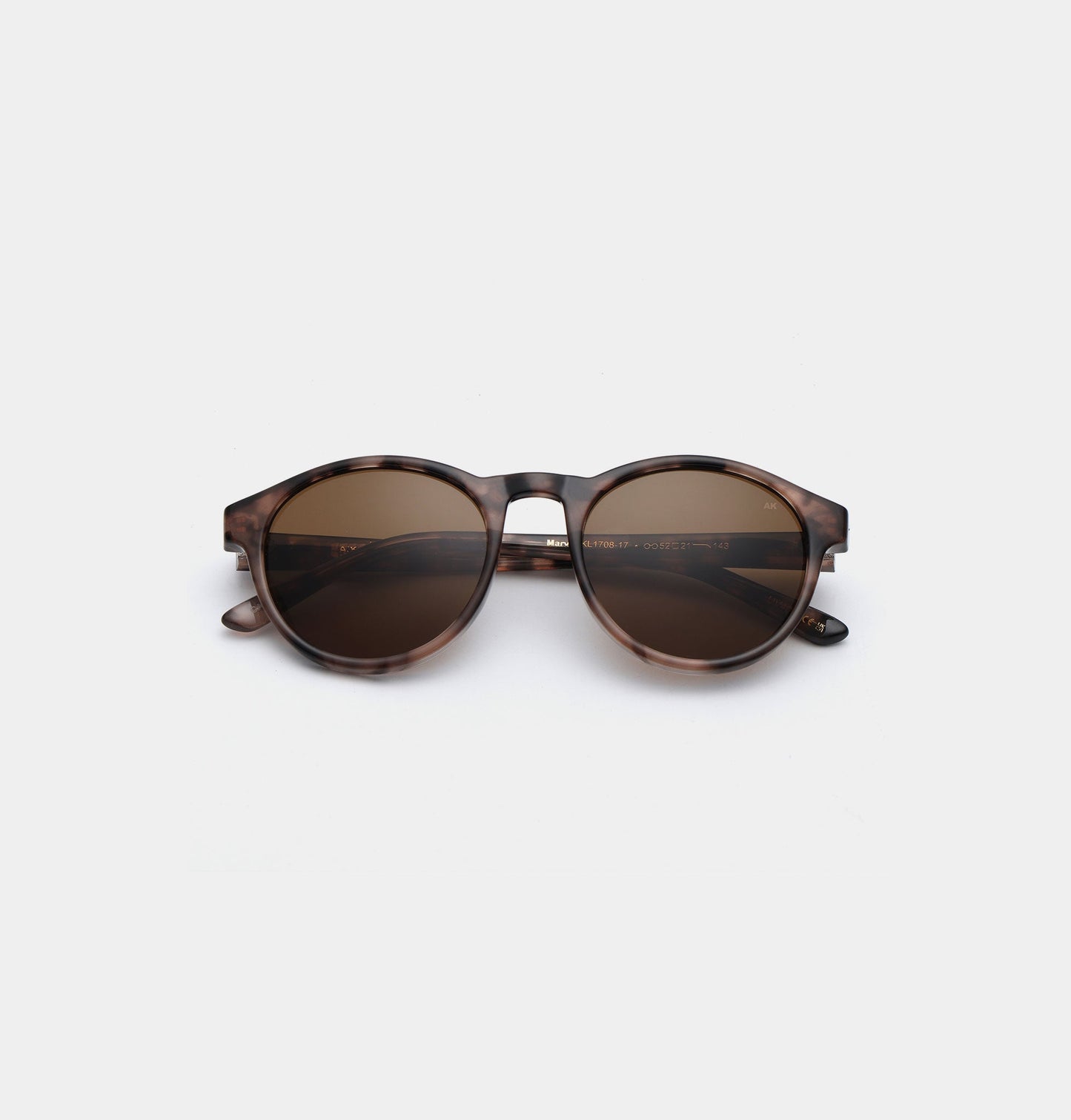 Marvin Round Tortoise Sunglasses UV400 | Unisex by AKJAERBEDE