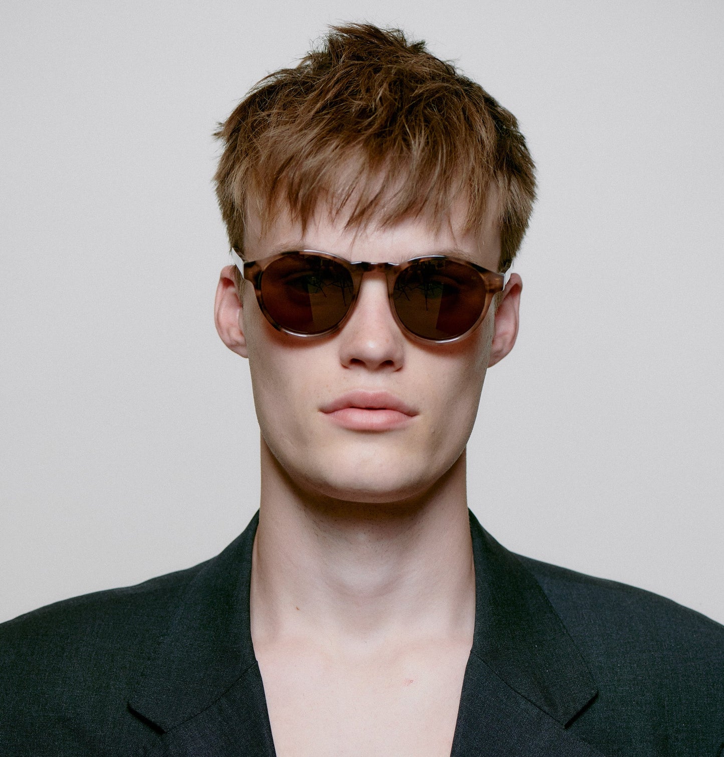 Marvin Round Tortoise Sunglasses UV400 | Unisex by AKJAERBEDE