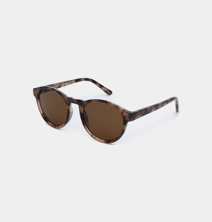 Marvin Round Tortoise Sunglasses UV400 | Unisex by AKJAERBEDE