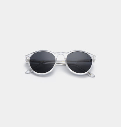 A.KJÆRBEDE (AKJAERBEDE) Marvin Sunglasses | Crystal Round Frame