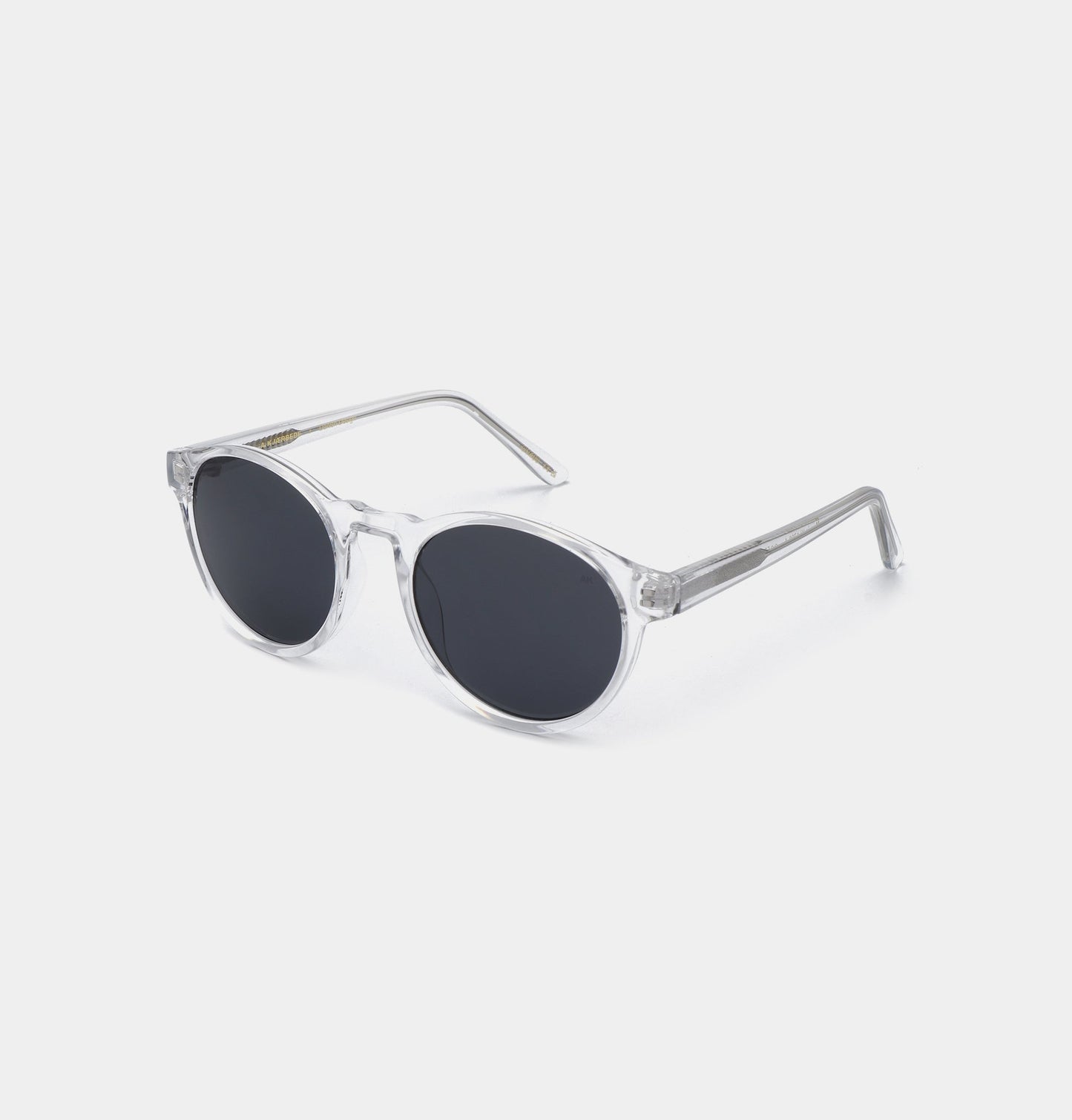 A.KJÆRBEDE (AKJAERBEDE) Marvin Sunglasses | Crystal Round Frame