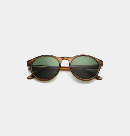 Marvin Round Smoke Transparent Unisex UV400 Sunglasses