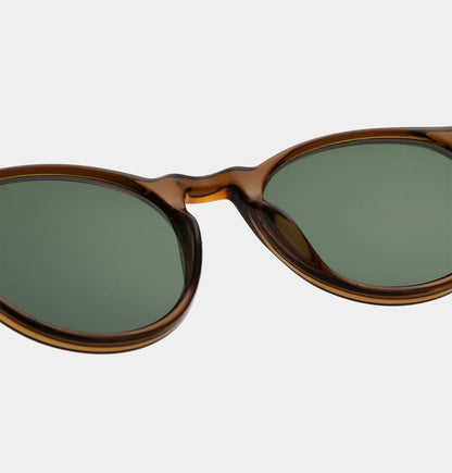 Marvin Round Smoke Transparent Unisex UV400 Sunglasses