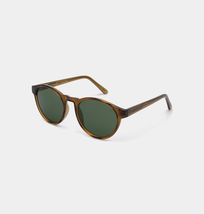 Marvin Round Smoke Transparent Unisex UV400 Sunglasses