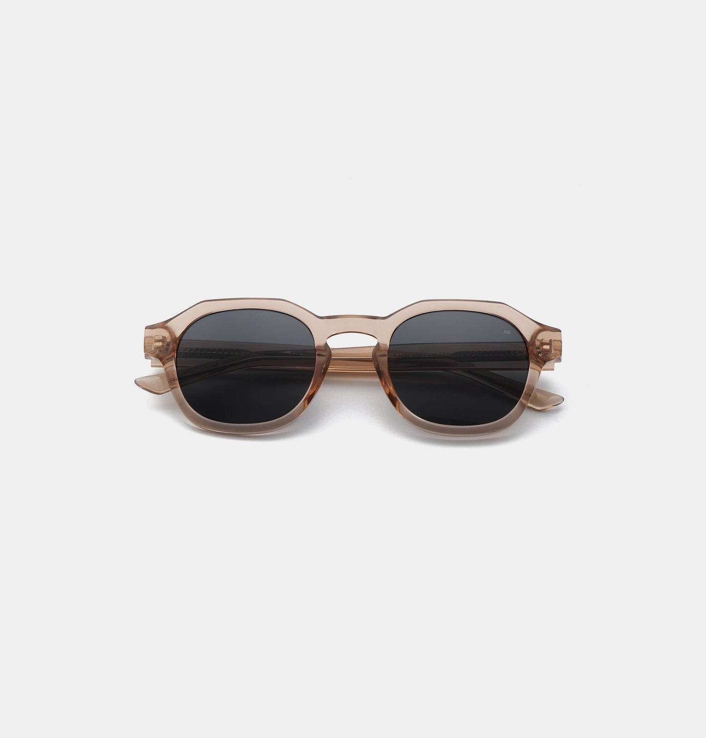 A.KJÆRBEDE (AKJAERBEDE) Zan Sunglasses | Champagne Frame, Grey Lens