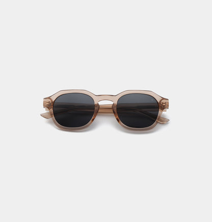 A.KJÆRBEDE (AKJAERBEDE) Zan Sunglasses | Champagne Frame, Grey Lens