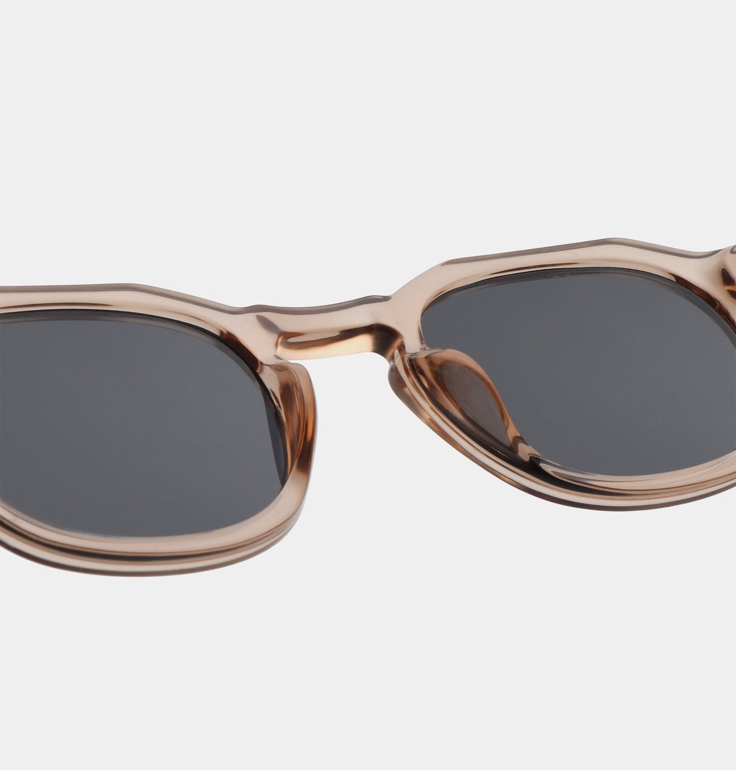 A.KJÆRBEDE (AKJAERBEDE) Zan Sunglasses | Champagne Frame, Grey Lens