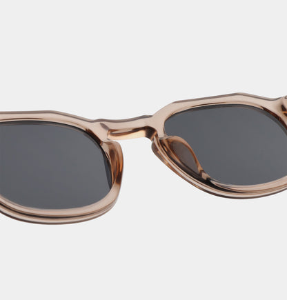 A.KJÆRBEDE (AKJAERBEDE) Zan Sunglasses | Champagne Frame, Grey Lens