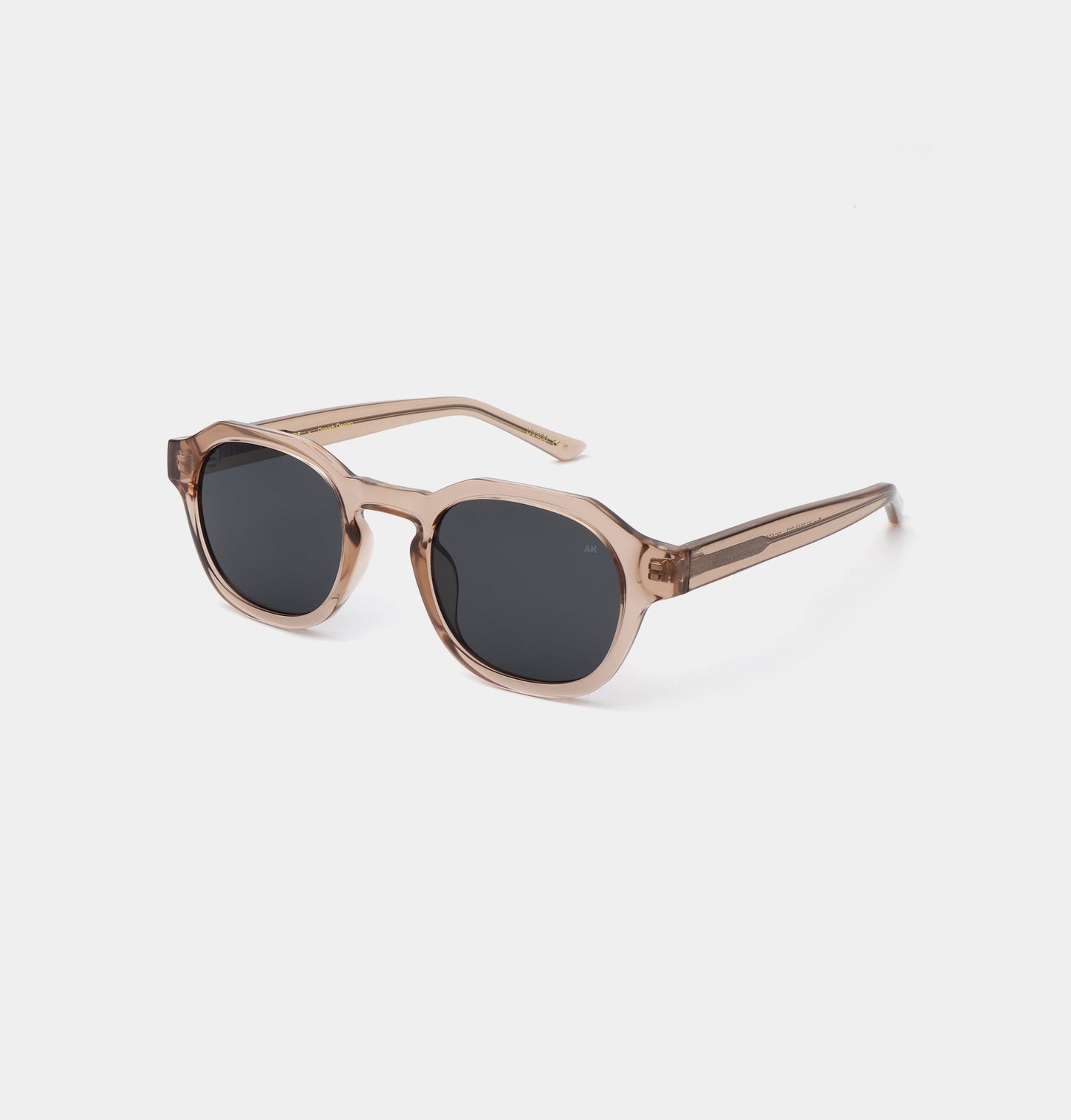 A.KJÆRBEDE (AKJAERBEDE) Zan Sunglasses | Champagne Frame, Grey Lens