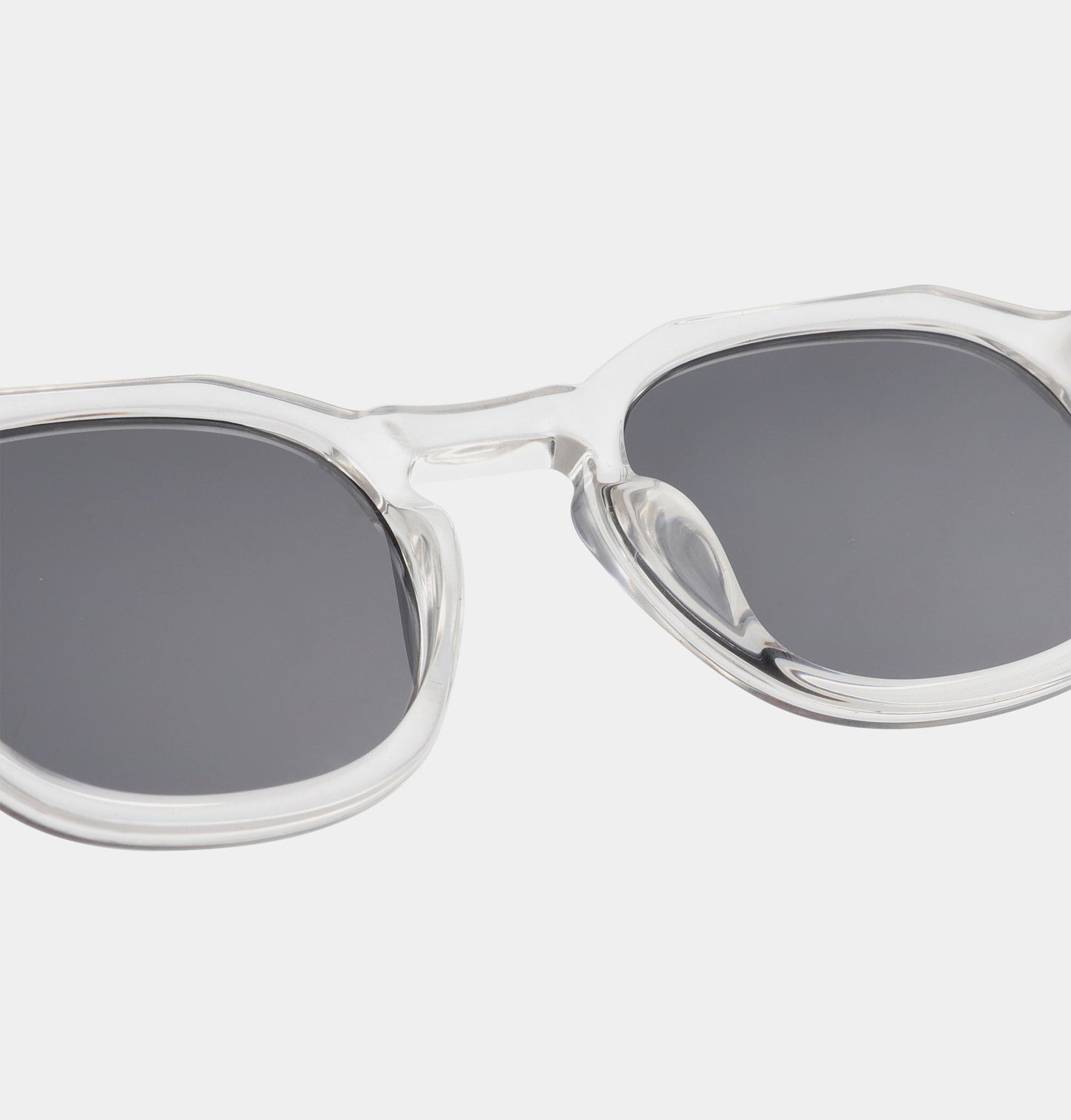A.KJÆRBEDE (AKJAERBEDE) Zan Sunglasses | Crystal Frame, Grey Lens